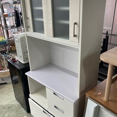 食器棚　レンジボード　レンジ台　中古　リサイクルショップ宮崎屋　住吉店25.10.31の画像
