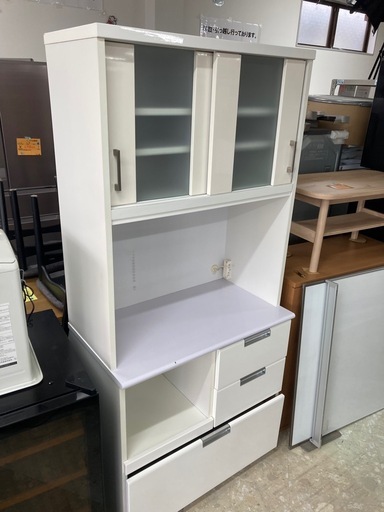 食器棚　レンジボード　レンジ台　中古　リサイクルショップ宮崎屋　住吉店25.10.31