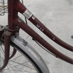 自転車 ママチャリの画像