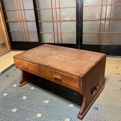 アンティーク子供机【引き取り限定】の画像