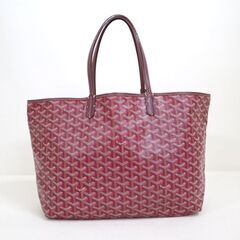 NR58　tm11363ar【GOYARD】 サンルイPM　ポーチ付き　ボルドーの画像