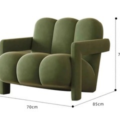 ダイニングチェア ソファ 姬系　ソファー　おしゃれソファー 1人掛けの画像