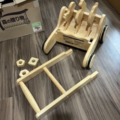 天然木手押し車（お値下げしました）の画像