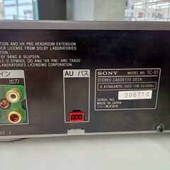★リユースのサカイ日立店★HJ8164 SONY カセットデッキ 年式96年製 動作確認／クリーニング済みの画像