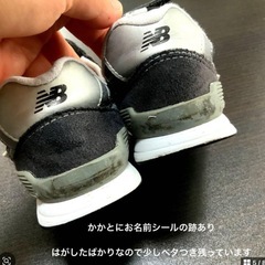 【手洗い済】new balance 996 ブラック スニーカー　18cmの画像