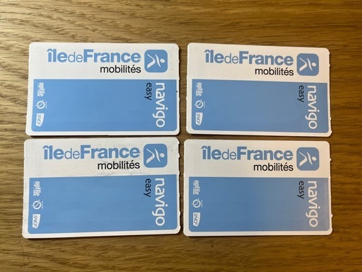 navigo easy 3枚セット 旅行者に便利な交通ICカード「Navigo Easy（ナヴィゴイージー