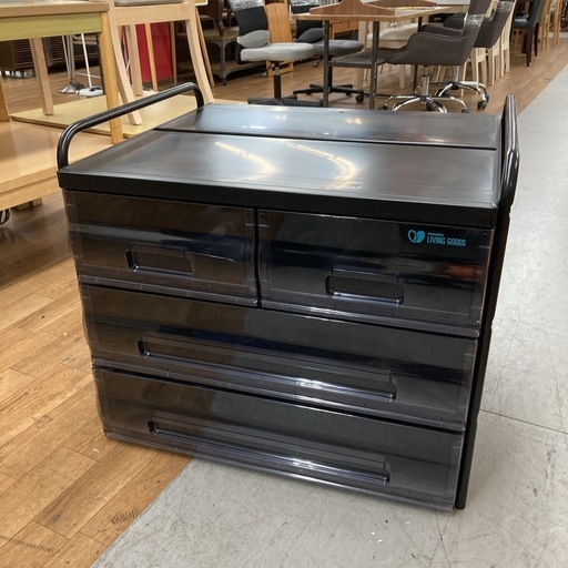 S139 ⭐ 淀川製鋼所 ヨドコウ YODOKO 3段引き出しプラケース 幅75cm USED