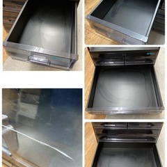 S139 ⭐ 淀川製鋼所 ヨドコウ YODOKO 3段引き出しプラケース 幅75cm USEDの画像