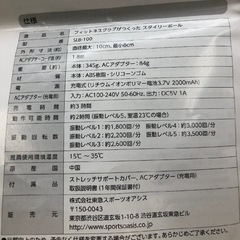 美品 TOKYU OASIS 東急スポーツオアシス スタイリーボール SLB-100 レッドの画像