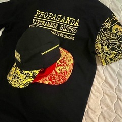 プロパガンダ　カフェ　ビストロ　オリジナル　Tシャツ　黒の画像