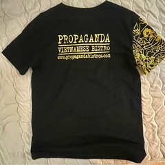 プロパガンダ　カフェ　ビストロ　オリジナル　Tシャツ　黒の画像