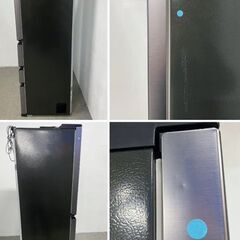 2024年 シャープ 6ドア冷凍冷蔵庫 457L 自動製氷 プラズマクラスター SJ-MF46M ラスティックダークメタル 中古家電 店頭引取歓迎 yR10194の画像