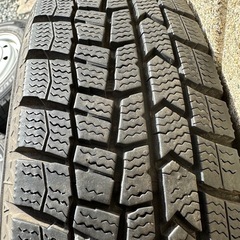 【 HA36V アルトバン 2022年製 スタッドレスタイヤ DUNLOP WINTERMAXX  WM02 145/80R13 + 汎用品ホイール付き 4本セット 】HA25VアルトバンやL275V・L285Vミラバン等にも使用可能です。の画像