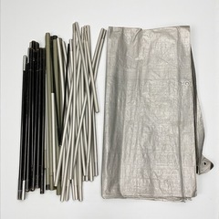 コールマン タフワイドドーム 300ex 3 テント スクリーンキャノピータープ 300 タープ セット 付属品ポールのみ 中古品販売 11Aの画像