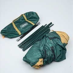 コールマン タフワイドドーム 300ex 3 テント スクリーンキャノピータープ 300 タープ セット 付属品ポールのみ 中古品販売 11Aの画像