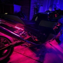 車検たっぷりR9年7月迄Kawasaki Ninjaロング　zx-14ロンスイzx-14r ウォンウォン系・カスタム多数・4連イカリング・迫力の2本出しマフラー・ワイド＆ローZZR1400の画像