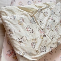 katojiベビーベッド西川布団セットの画像