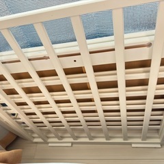 katojiベビーベッド西川布団セットの画像