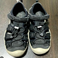 【KEEN】サンダル　19.5 キーン　黒　ブラックの画像