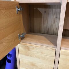 人気！　ナチュラル　シェルフ　　店舗やサロンにの画像