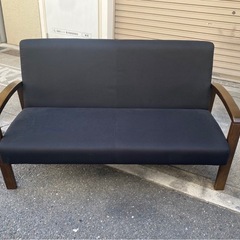 A717♠️コクヨ 2人掛けソファ 応接ソファ の画像