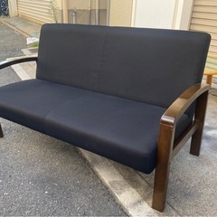 A717♠️コクヨ 2人掛けソファ 応接ソファ の画像