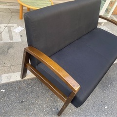 A717♠️コクヨ 2人掛けソファ 応接ソファ の画像