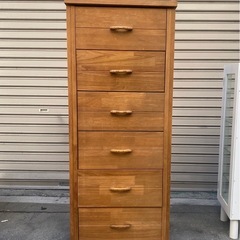 A714♠️北欧風 スリムチェスト 引き出し 6段 の画像