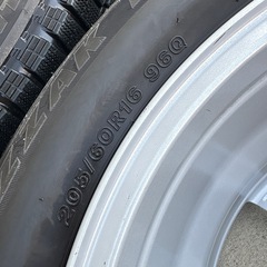 BMW 3シリーズ 205/60R16 96Q BSブリザック RFT 純正ホイール スタッドレス 4本セットの画像
