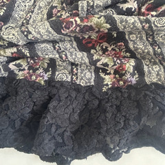 美品 axes femme（アクシーズファム） 花柄レースシャツ Mサイズの画像