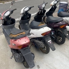 ライブDIO 4台セット！　1台始動確認済み！　輸出、部品取り、ベースに！の画像