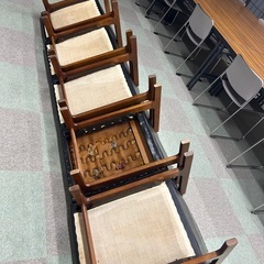 カリモクKチェア　オールド5脚セット！の画像