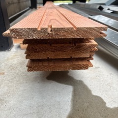 約1坪分　杉赤特1フローリングの画像