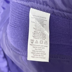 【新品】 レディース キルティング ベスト カジュアル 軽量 パッカブル Sサイズ パープル 紫 Bienzoe ノースリーブジャケットの画像