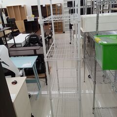 ★リユースのサカイ日立店★HJ8168 ラック ホワイト H174×D41×W81 クリーニング済みの画像