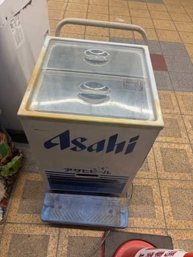 アサヒビール　サンデン　冷水ショーケース　冷蔵庫　冷水機