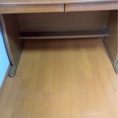 【無料】木製 学習机レトロ アンティーク調の画像