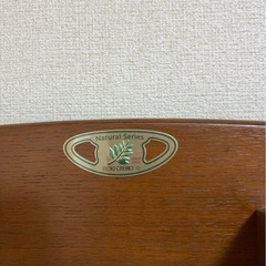 【無料】木製 学習机レトロ アンティーク調の画像