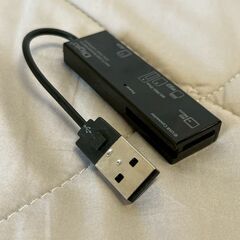 【ナカバヤシ】 Digio2 CARD READER マルチカードリーダー ブラック 40種類対応 SDXCサポート SDHCサポート A0755YGの画像
