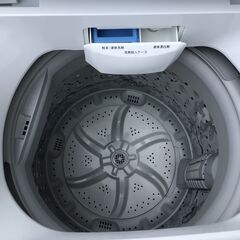 410 アイリスオーヤマ 洗濯機 IAW-T602E 6.0kg 2021年製 の画像