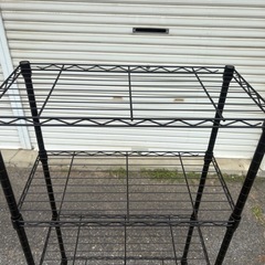 スチールラック メタルラック 棚板5枚　横幅59cm 奥行29cm 高さ151cmの画像