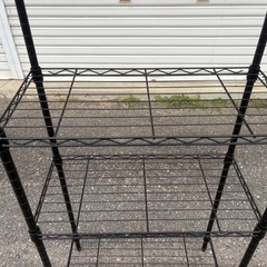 スチールラック メタルラック 棚板5枚　横幅59cm 奥行29cm 高さ151cmの画像