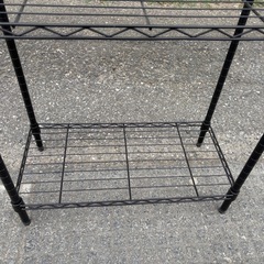 スチールラック メタルラック 棚板5枚　横幅59cm 奥行29cm 高さ151cmの画像