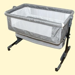 【多機能‼️】折りたたみ式ベビーベッド 蚊帳付き！ゆりかご切り替え可能！の画像