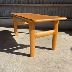 K36 リビング ローテーブル コーヒーテーブル センターテーブル 机 ダイニング 北欧家具？ 無垢材 天然木 デザイン ヴィンテージ 家具 の画像