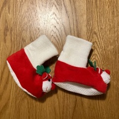 トナカイデザイン ベビー靴下　12センチ前後の画像