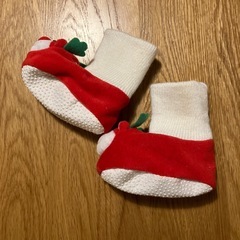トナカイデザイン ベビー靴下　12センチ前後の画像
