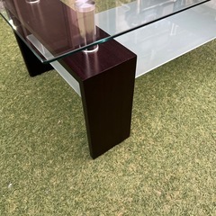 センターテーブル　幅100cm 奥行き60cm 高さ40cm  ガラステーブル　コーヒーテーブル　ローテーブルの画像