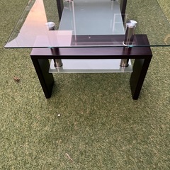 センターテーブル　幅100cm 奥行き60cm 高さ40cm  ガラステーブル　コーヒーテーブル　ローテーブルの画像
