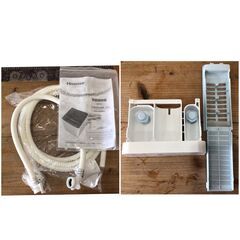 411【3か月保証】2024年製 Hisense 8.0kg 全自動電気洗濯機 HW-DG80C 風呂水ポンプ付の画像